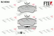 Bremsbelagsatz, Scheibenbremse Vorderachse FTE 9010214