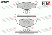 Bremsbelagsatz, Scheibenbremse Vorderachse FTE 9010232