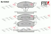 Bremsbelagsatz, Scheibenbremse Vorderachse FTE 9011063