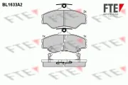 Bremsbelagsatz, Scheibenbremse Vorderachse FTE 9010257