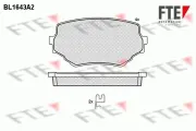 Bremsbelagsatz, Scheibenbremse Vorderachse FTE 9010264