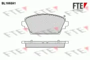 Bremsbelagsatz, Scheibenbremse Vorderachse FTE 9010280