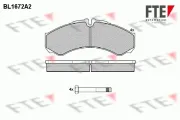 Bremsbelagsatz, Scheibenbremse Vorderachse Hinterachse FTE 9500002