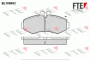 Bremsbelagsatz, Scheibenbremse Vorderachse FTE 9010290