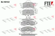 Bremsbelagsatz, Scheibenbremse Vorderachse FTE 9010291