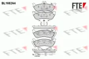 Bremsbelagsatz, Scheibenbremse Hinterachse FTE 9010292