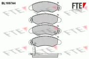 Bremsbelagsatz, Scheibenbremse Vorderachse FTE 9010307