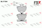 Bremsbelagsatz, Scheibenbremse Hinterachse FTE 9010343