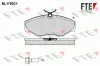 Bremsbelagsatz, Scheibenbremse Vorderachse FTE 9010350