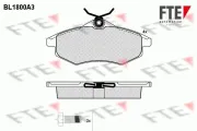 Bremsbelagsatz, Scheibenbremse Vorderachse FTE 9010372