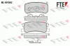 Bremsbelagsatz, Scheibenbremse Hinterachse FTE 9010386