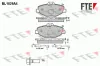 Bremsbelagsatz, Scheibenbremse Vorderachse FTE 9010407