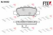 Bremsbelagsatz, Scheibenbremse Hinterachse FTE 9010429