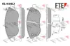 Bremsbelagsatz, Scheibenbremse Vorderachse FTE 9011085