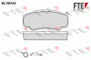 Bremsbelagsatz, Scheibenbremse Hinterachse FTE 9010441