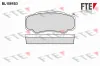 Bremsbelagsatz, Scheibenbremse Hinterachse FTE 9010442