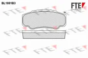 Bremsbelagsatz, Scheibenbremse Hinterachse FTE 9010442