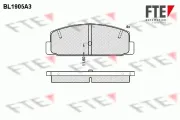 Bremsbelagsatz, Scheibenbremse FTE 9010494