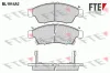 Bremsbelagsatz, Scheibenbremse Vorderachse FTE 9010504