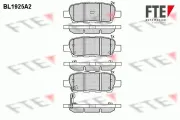 Bremsbelagsatz, Scheibenbremse Hinterachse FTE 9010511