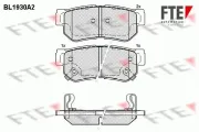 Bremsbelagsatz, Scheibenbremse Hinterachse FTE 9010520