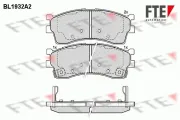 Bremsbelagsatz, Scheibenbremse Vorderachse FTE 9010522