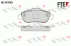 Bremsbelagsatz, Scheibenbremse Vorderachse FTE 9010527