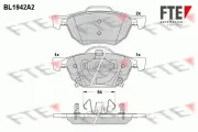 Bremsbelagsatz, Scheibenbremse FTE 9010534