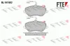 Bremsbelagsatz, Scheibenbremse Vorderachse FTE 9010562