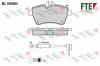 Bremsbelagsatz, Scheibenbremse Vorderachse FTE 9010574