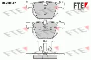 Bremsbelagsatz, Scheibenbremse FTE 9010589