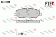 Bremsbelagsatz, Scheibenbremse Vorderachse FTE 9010593