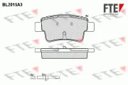 Bremsbelagsatz, Scheibenbremse Hinterachse FTE 9010600