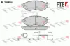 Bremsbelagsatz, Scheibenbremse Vorderachse FTE 9010605
