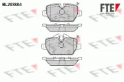 Bremsbelagsatz, Scheibenbremse FTE 9010623