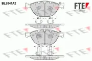 Bremsbelagsatz, Scheibenbremse FTE 9010627