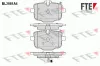 Bremsbelagsatz, Scheibenbremse Hinterachse FTE 9010665