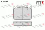 Bremsbelagsatz, Scheibenbremse Vorderachse Hinterachse FTE 9011033