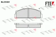 Bremsbelagsatz, Scheibenbremse Vorderachse FTE 9010696
