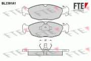 Bremsbelagsatz, Scheibenbremse Vorderachse FTE 9010718
