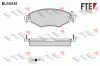 Bremsbelagsatz, Scheibenbremse Vorderachse FTE 9010725