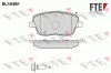 Bremsbelagsatz, Scheibenbremse Vorderachse FTE 9010744