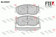 Bremsbelagsatz, Scheibenbremse Vorderachse FTE 9010764