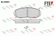Bremsbelagsatz, Scheibenbremse Vorderachse FTE 9010770