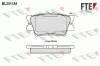 Bremsbelagsatz, Scheibenbremse Hinterachse FTE 9010775
