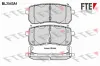 Bremsbelagsatz, Scheibenbremse Hinterachse FTE 9010794
