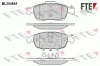 Bremsbelagsatz, Scheibenbremse Vorderachse FTE 9010797
