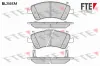 Bremsbelagsatz, Scheibenbremse Vorderachse FTE 9010811