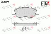Bremsbelagsatz, Scheibenbremse Vorderachse FTE 9010820