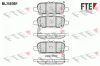 Bremsbelagsatz, Scheibenbremse Hinterachse FTE 9010834